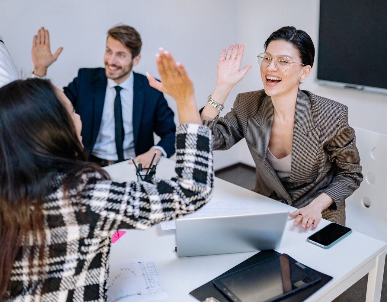 Group shares moments of fun during corporate creativity training